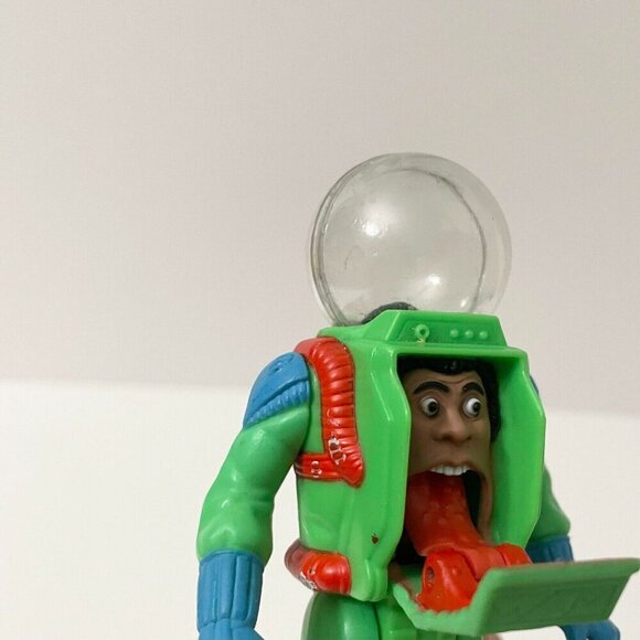 Vtg 1989 Ghostbusters Action Figure Winston Fright Features Kenner Astronaut Toy - Picture 13 of 16